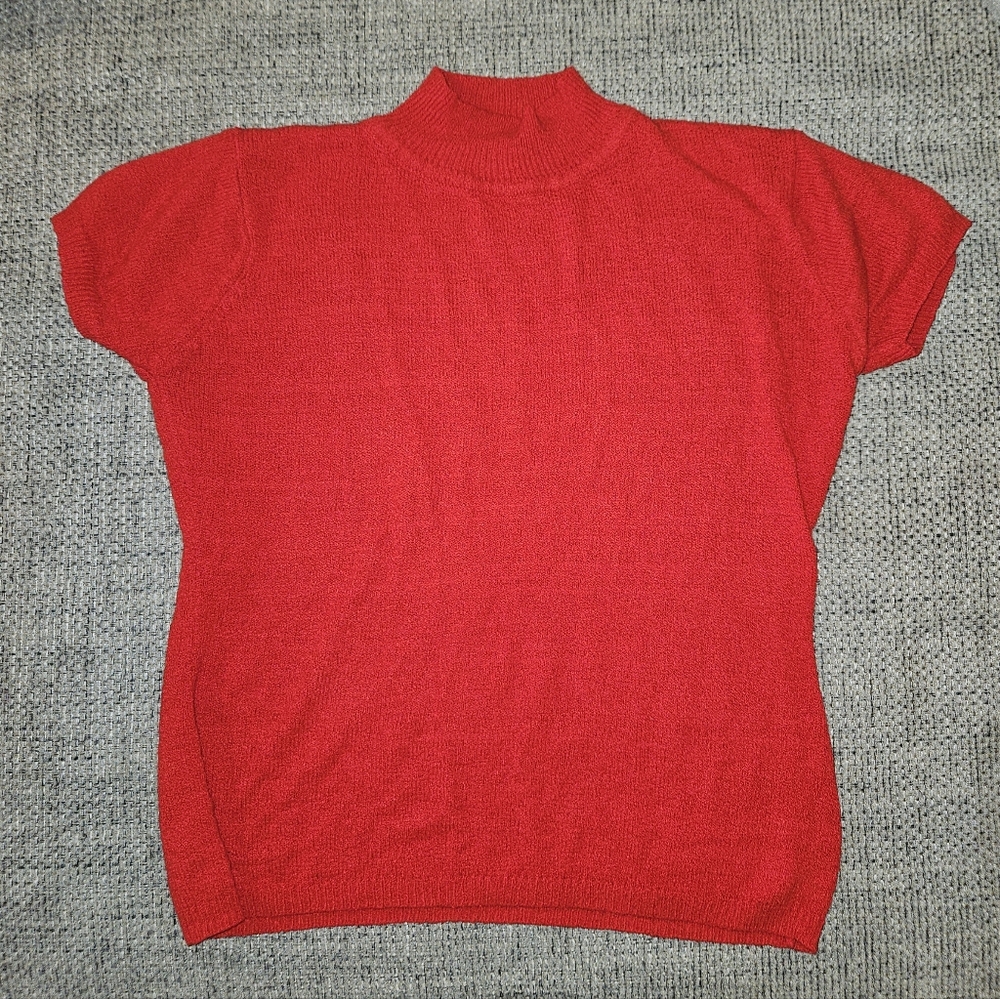 Carolyn Taylor Vibrant Red Women's Blouse